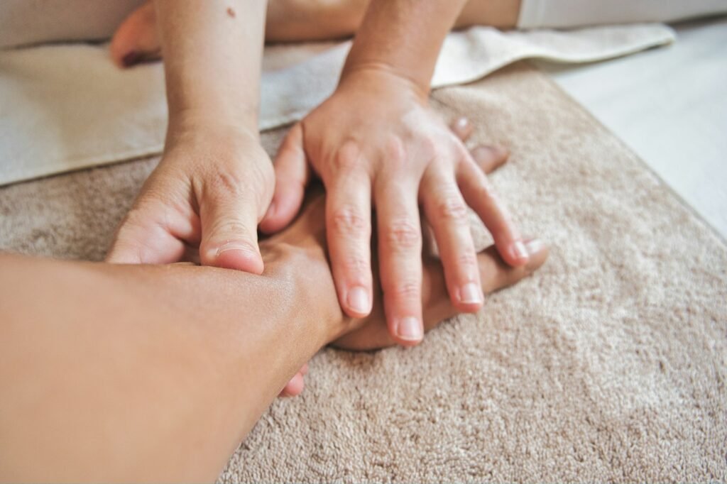 Ayurveda hand